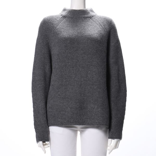 エアリーリブハイネックニット