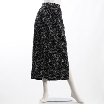 花柄スリットナロースカート