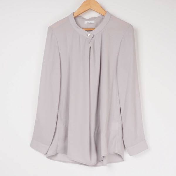 フロントドレープスタンドブラウス