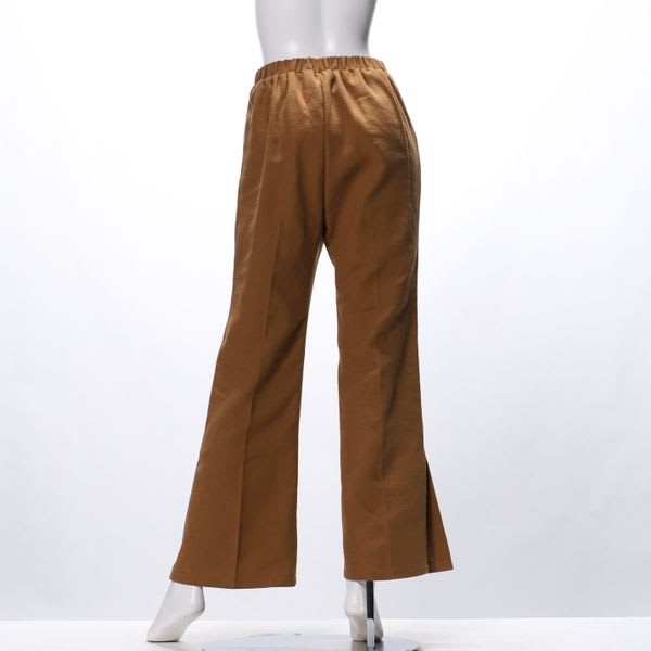 バックゴムサイドスリットパンツ