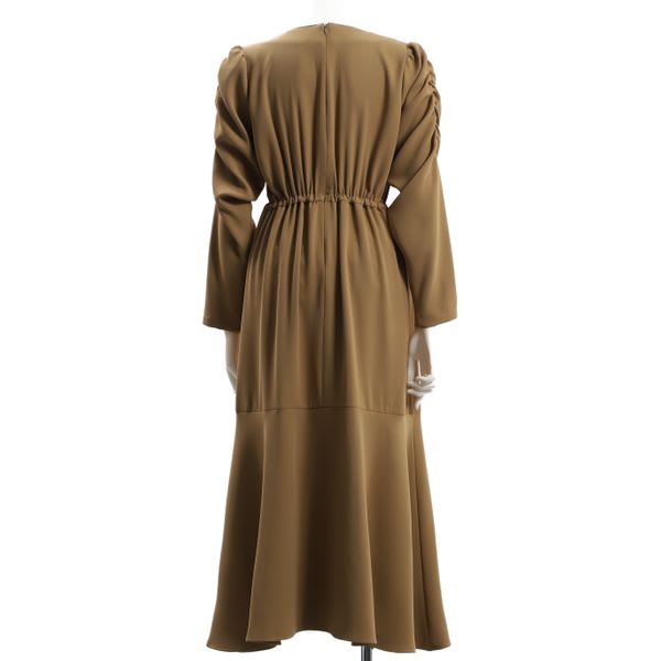 パワショルデザインマーメイド切り替えワンピース