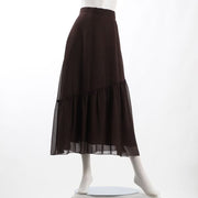 ドット柄裾デザインスカート