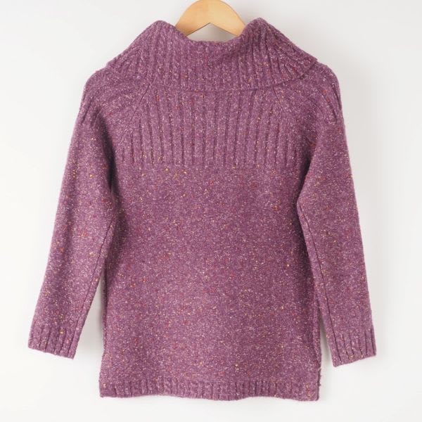 オフタートルネックニット
