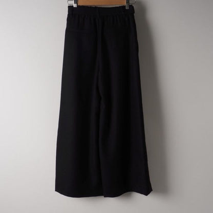 リボンベルト付きワイドパンツ