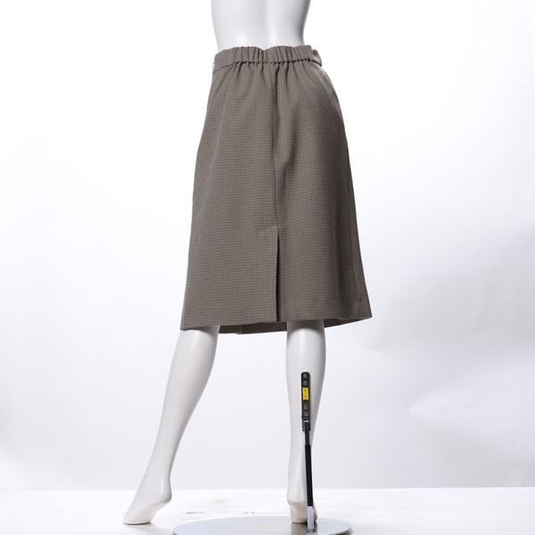 チェック柄ボックスプリーツスカート