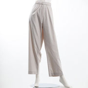 ドビーストライプストレッチテーパードパンツ