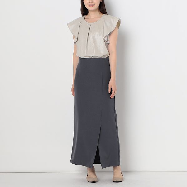ストレッチ美シルエットハイウエストスカート