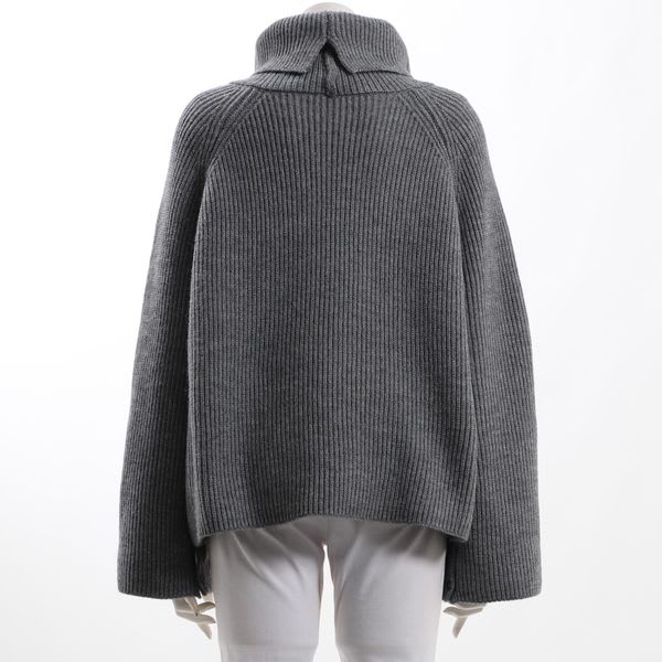 ワイドスリーブタートルネックニット
