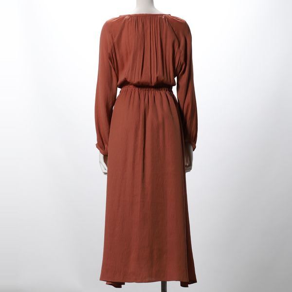 ドロストヴィンテージサテンワンピース