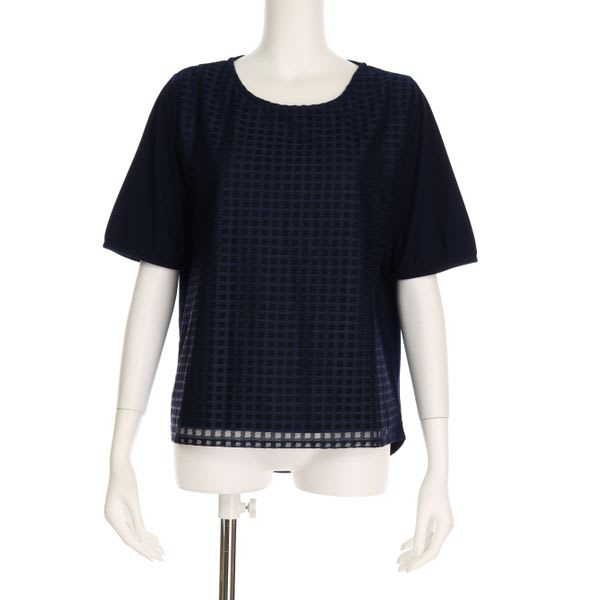 フロント異素材切り替えカットソー