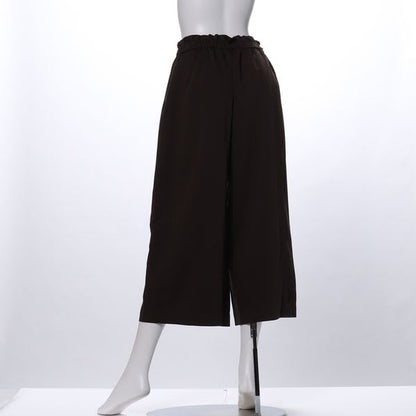 マリン風ボタンワイドパンツ