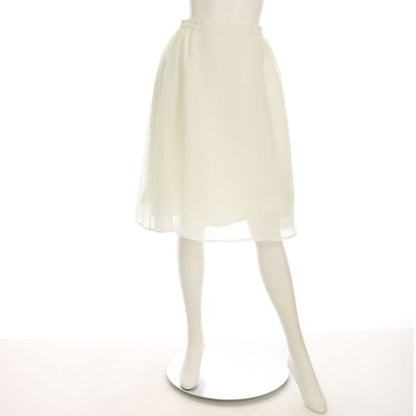 シアーチェックフレアスカート