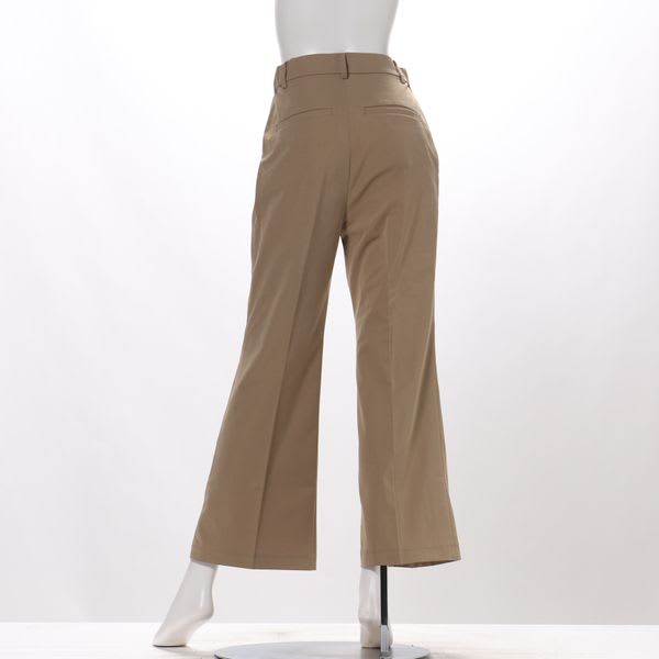 裾デザインフレアパンツ