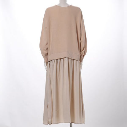 ニットドッキングワンピース