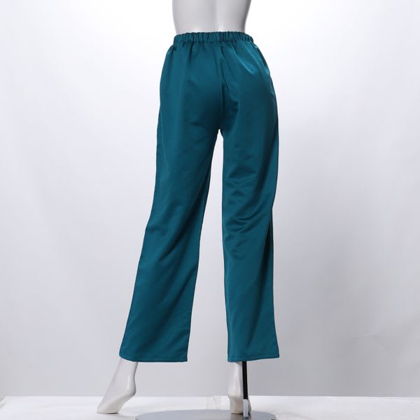 マットサテンカラーストレートパンツ
