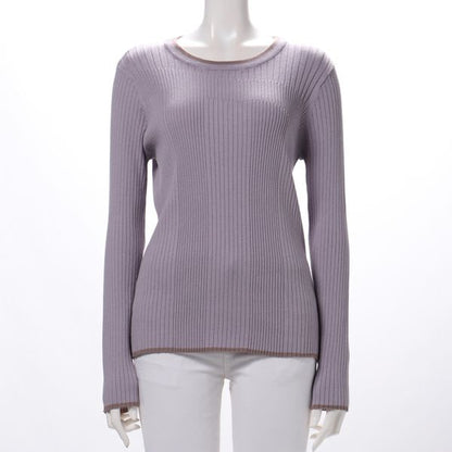 イレイブ配色ラインリブニット