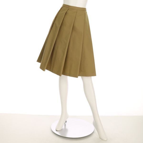 高密度オクスフォードタックスカート