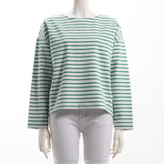 ドロップショルダーボーダーカットソー