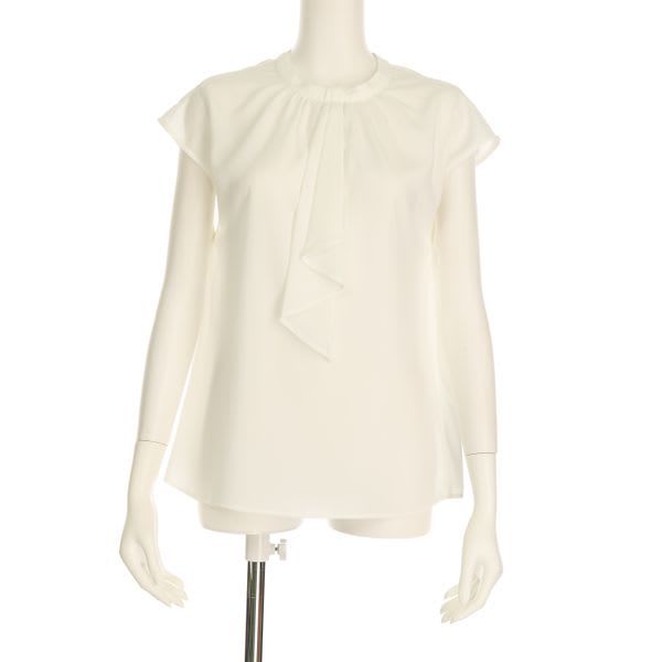 フロントフリルブラウス