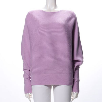 ドルマンスリーブニット