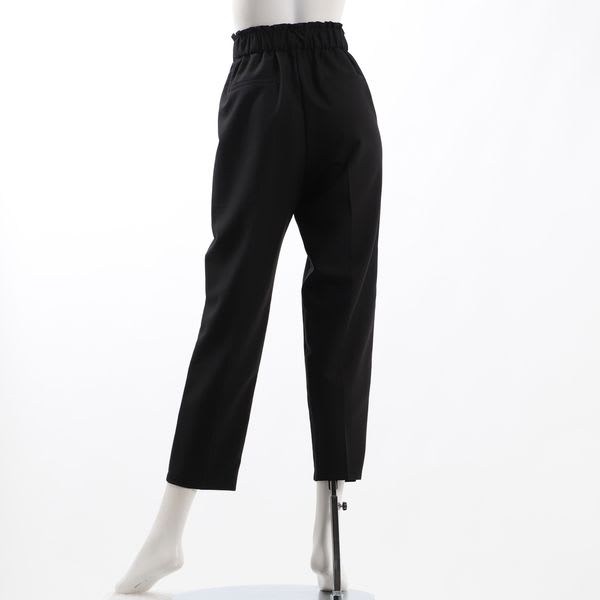 ラッピングウエストタック入りテーパードパンツ