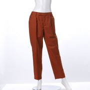 タックテーパードパンツ