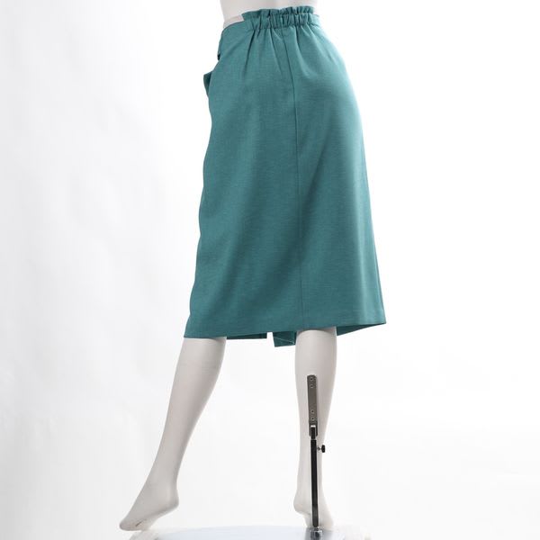 リネンライクリボンラップ風スカート