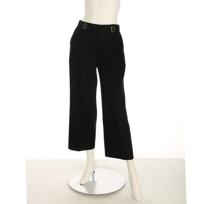 サイドバックルデザインストレートパンツ