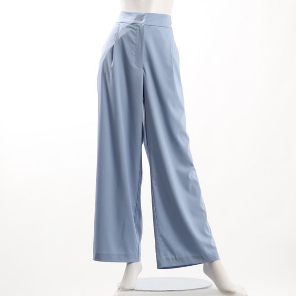 タック入りワイドパンツ