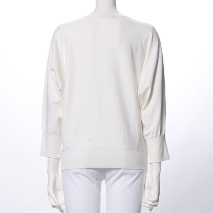 ドルマンスリーブニット