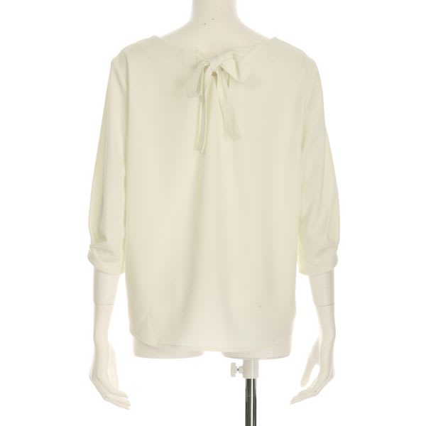 バックリボンブラウス