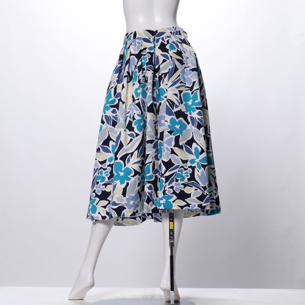 フラワープリントフレアスカート