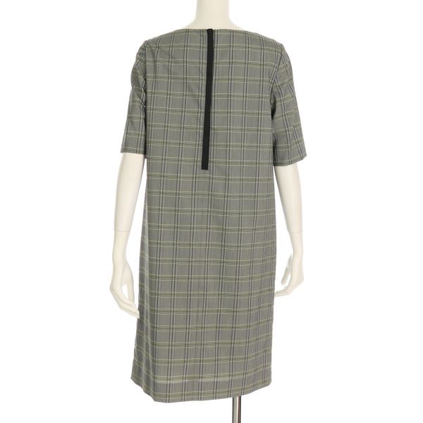 バックジップアップストレートワンピース