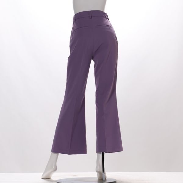 裾デザインフレアパンツ