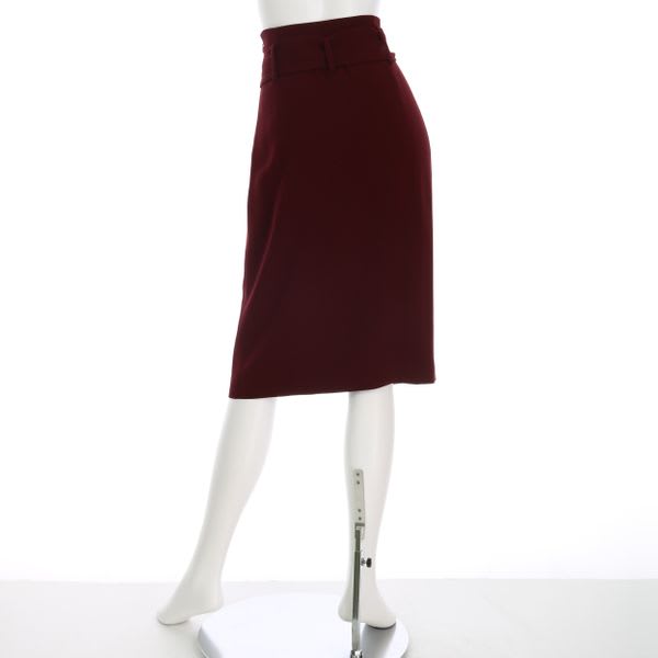 ウエストリボンベルト付きスカート