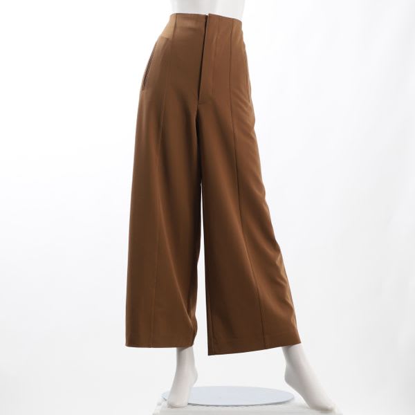 バックゴムデザインワイドパンツ