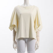 ハンカチーフスリーブカットソー