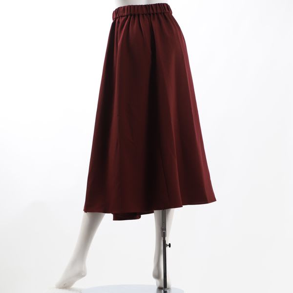 ウエスト総ゴム仕様ギャザースカート