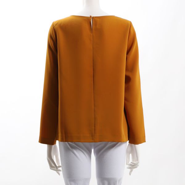 ボートネックブラウス