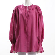 ビックシルエットキャンディスリーブブラウス