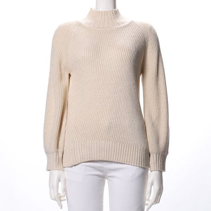 ラメ混ハイネックニット