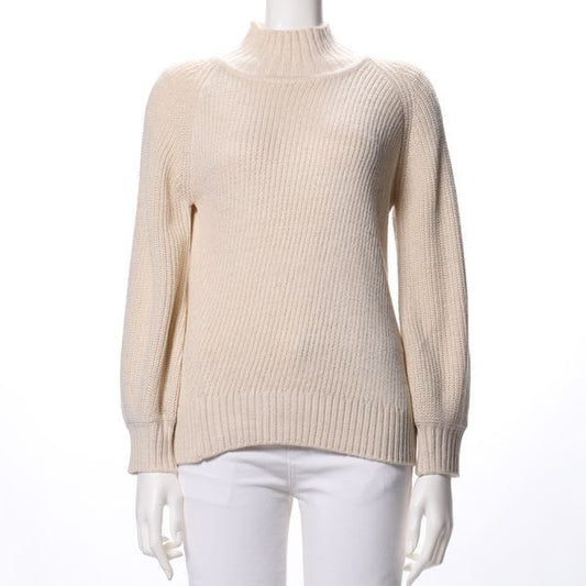 ラメ混ハイネックニット