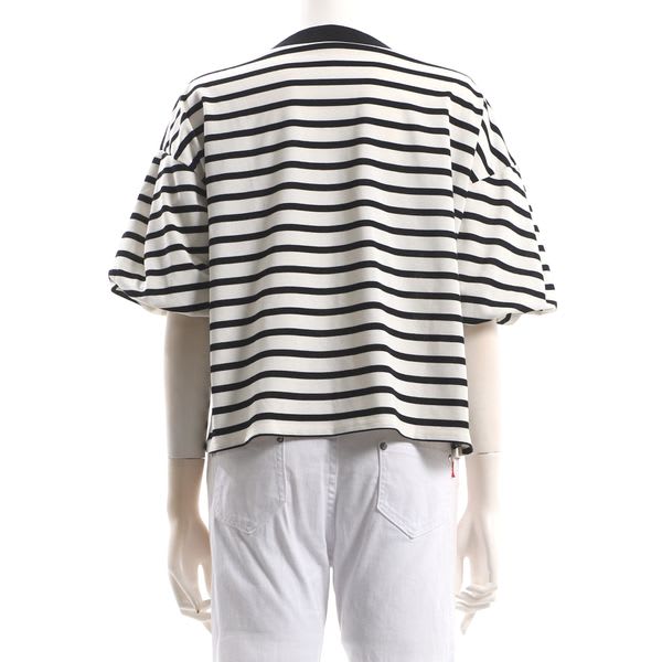 ボリュームスリーブボーダーカットソー