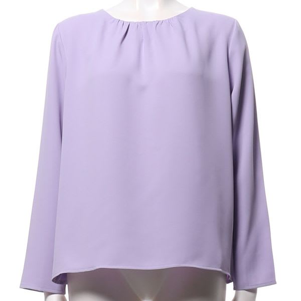 ギャザードネックブラウス