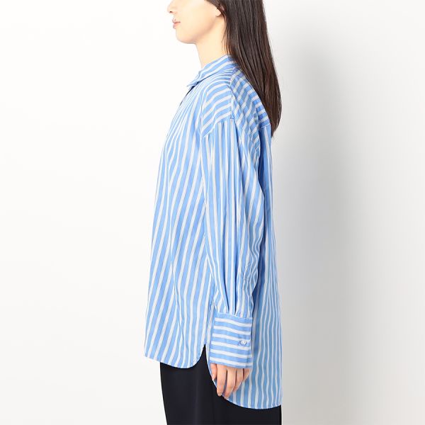 ストライプ柄シャツ