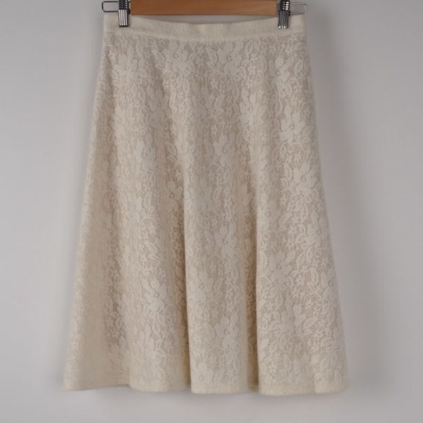 シャギーニットフレアスカート