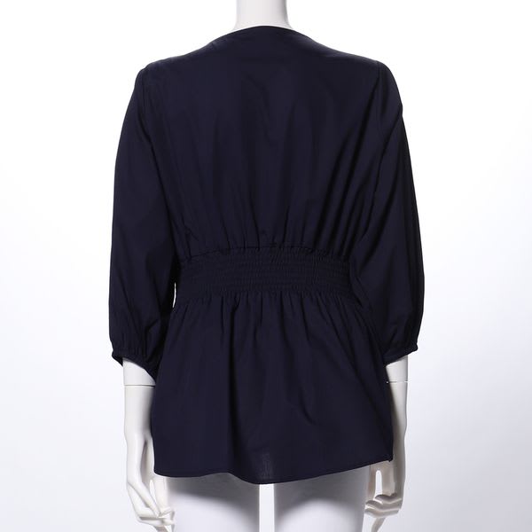 コルセット風デザインシャツ