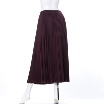 ウエストゴムプリーツスカート