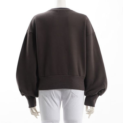 ボリュームスリーブクルーネックプルオーバー