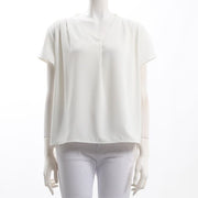 Vネックブラウス